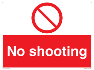 No shooting